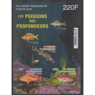 Polynesia - Blocks and sheets - 2019 - BF50 - Sea animals