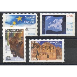 Timbres  - France - Timbres de service - 2005 - No 130/133