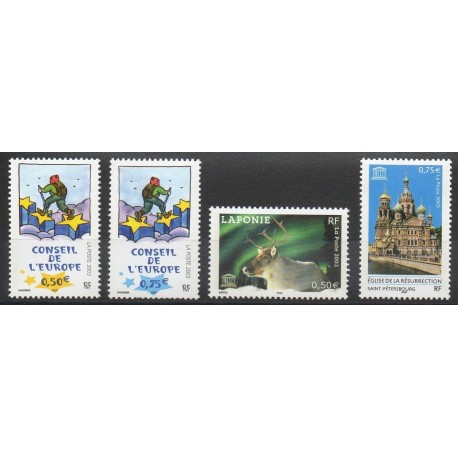 France - Official stamps - 2003 - Nb 126/129