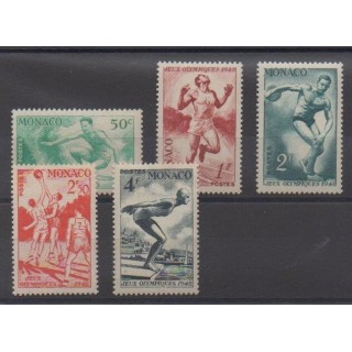 Monaco - 1948 - 319/323 - Jeux Olympiques d'été