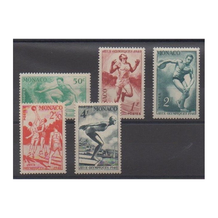 Monaco - 1948 - 319/323 - Jeux Olympiques d'été