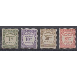 Monaco - Timbres-taxe - 1924 - No T13/T16
