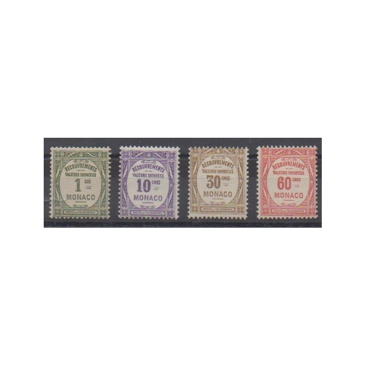 Monaco - Timbres-taxe - 1924 - No T13/T16