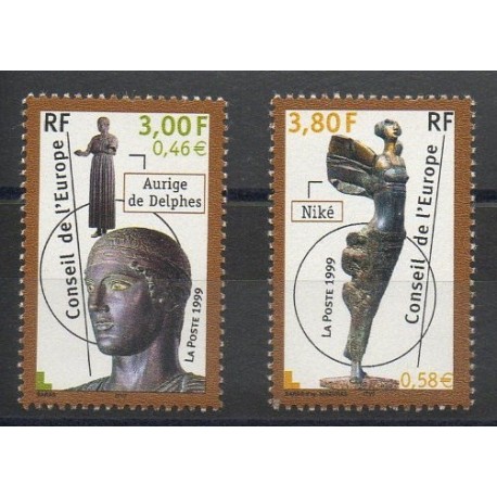 France - Timbres de service - 1999- No 120/121 - Art