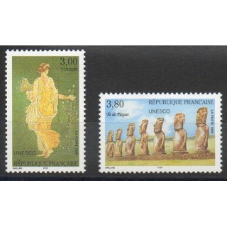 Timbres - Thème sites  - France - Timbres de service - 1998- No 118/119