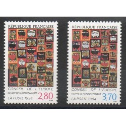 France - Official stamps - 1994- Nb 112/113 - Painting