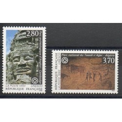 France - Official stamps - 1993- Nb 110/111 - Sites