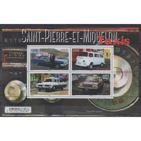 Saint-Pierre and Miquelon - Blocks and sheets - 2019 - Nb F1222 - Cars