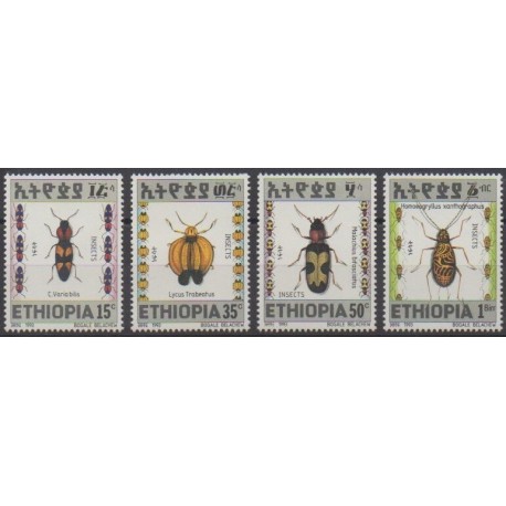 Éthiopie - 1993 - No 1354/1357 - Insectes