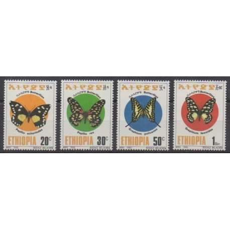 Éthiopie - 1993 - No 1358/1361 - Insectes