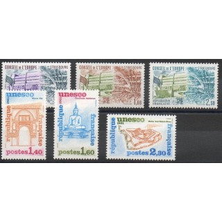 Timbres  - France - Timbres de service - 1981 - No 65/70