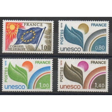 France - Official stamps - 1976 - Nb 49/52