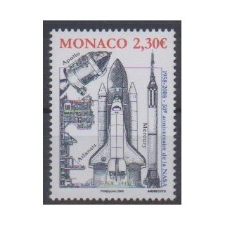 Monaco - 2008 - Nb 2619 - Space
