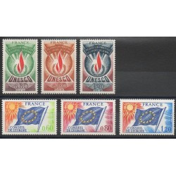 France - Official stamps - 1975 - Nb 43/48