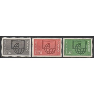 Timbres  - France - Timbres de service - 1966 - No 36/38
