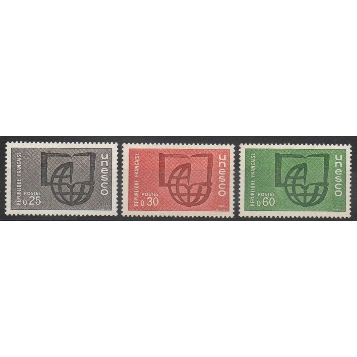 Timbres  - France - Timbres de service - 1966 - No 36/38