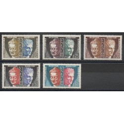 France - Official stamps - 1960 - Nb 22/26