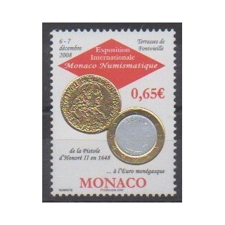 Monaco - 2008 - Nb 2641 - Coins, Banknotes Or Medals