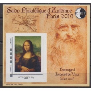 France - CNEP Sheets - 2019 - Nb CNEP 82 - Paintings