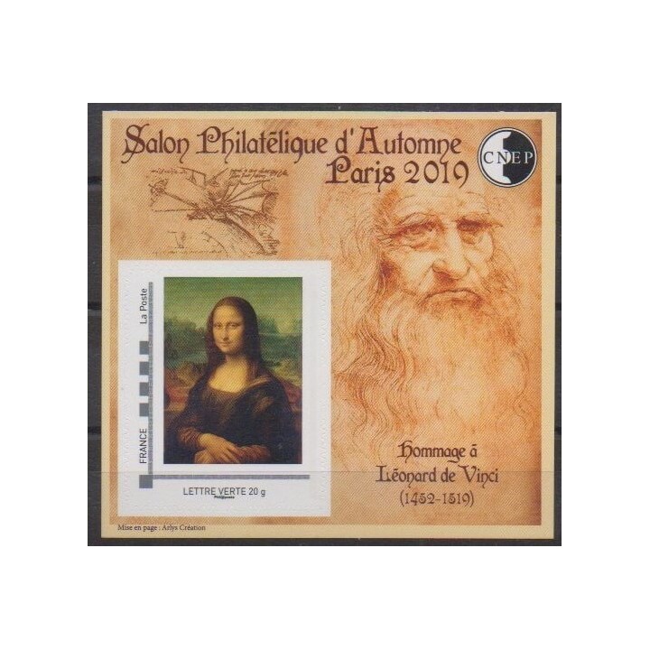 France - Feuillets CNEP - 2019 - No CNEP 82 - Peinture