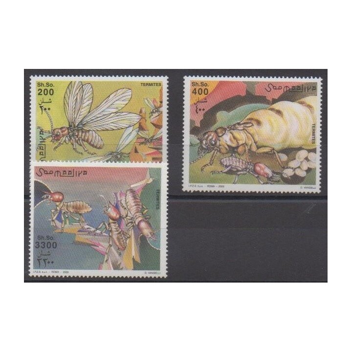 Acheter cette série de timbres de Somalie de l'année 2003 (No 870/872).