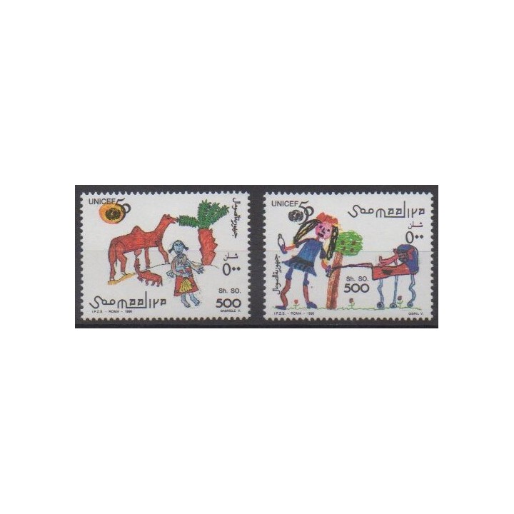 Buy this set of stamps of Somalia of the year 1996 (Nb 516/517).