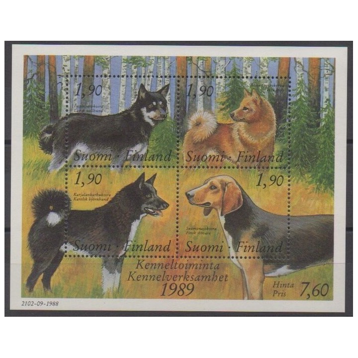 Buy this souvenir sheet  of Finland of the year 1989 (Nb BF5).