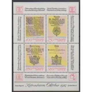 Buy this souvenir sheet  of Denmark of the year 1985 (Nb BF5).