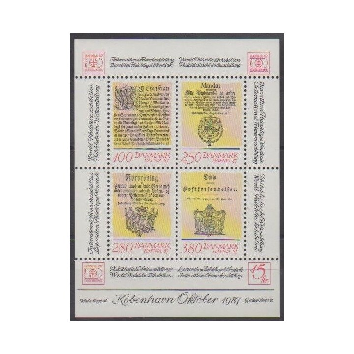Acheter ce bloc-feuillet du Danemark de l'année 1985 (No BF5).