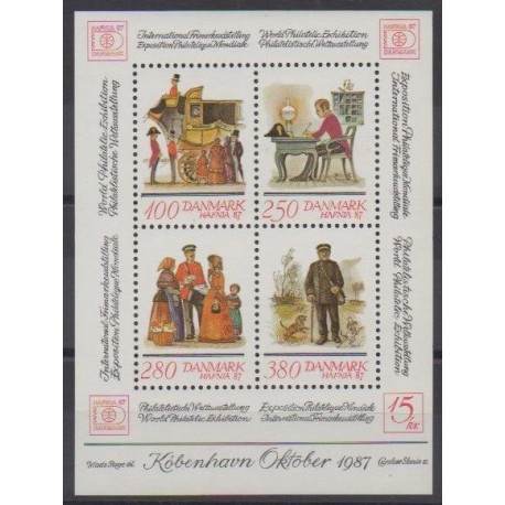 Danemark - 1986 - No BF7 - Philatélie - Service postal