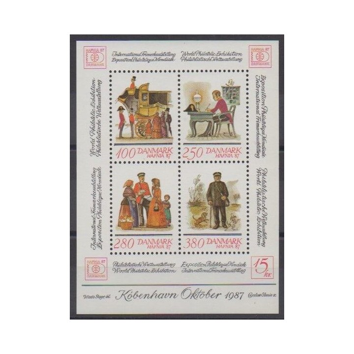 Acheter ce bloc-feuillet du Danemark de l'année 1986 (No BF7).