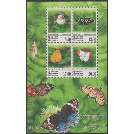 Sri Lanka - 1999 - No BF73 - Insectes