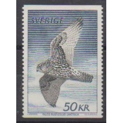 Suède - 1981 - No 1122 sans gomme - Oiseaux