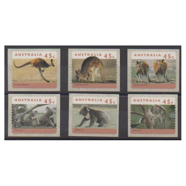 Acheter cette série de timbres d'Australie de l'année 1994 (No 1368a/1373a).