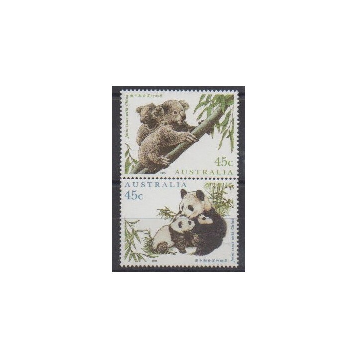 Buy this set of stamps of Australia of the year 1995 (Nb 1453/1454).