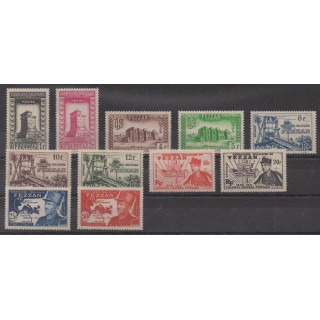 Buy this set of stamps of Fezzan of the year 1949 (Nb 43/53).