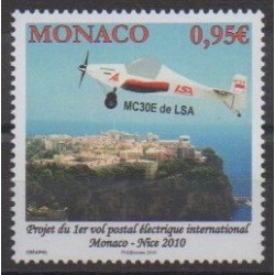 Monaco - 2010 - Nb 2750 - Planes - Postal Service