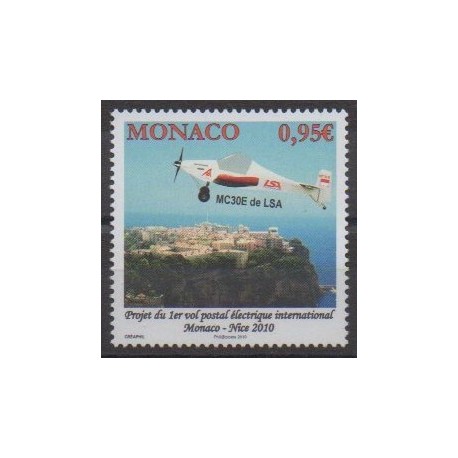 Monaco - 2010 - No 2750 - Aviation - Service postal