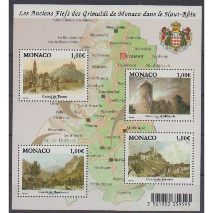 Acheter ce bloc-feuillet de Monaco de l'année 2010 (No BF98).