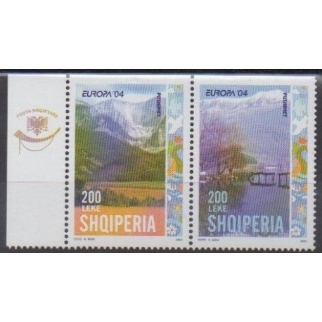 Albanie - 2004 - No 2703a/2704a - Sites - Europa