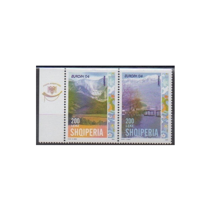 Acheter cette série de timbres d'Albanie de l'année 2004 (No 2703a/2704a).