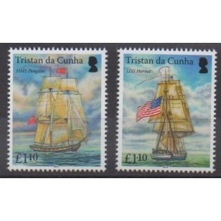 Buy this set of stamps of Tristan da Cunha of the year 2015 (Nb 1104/1105).