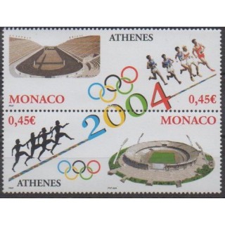 Buy this set of stamps of Monaco of the year 2004 (Nb 2437/2438).