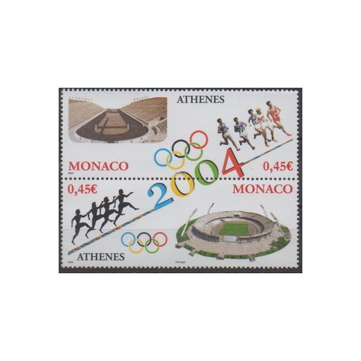 Acheter cette série de timbres de Monaco de l'année 2004 (No 2437/2438).