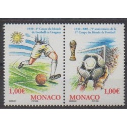 Monaco - 2004 - No 2465/2466 - Coupe du monde de football