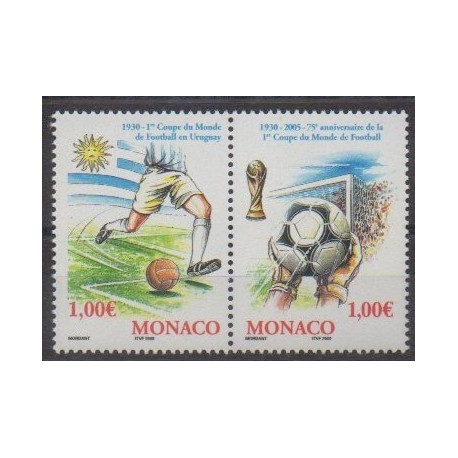 Monaco - 2004 - Nb 2465/2466 - Soccer World Cup