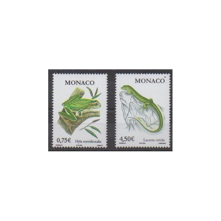 Acheter cette série de timbres de Monaco de l'année 2004 (No 2429/2430).