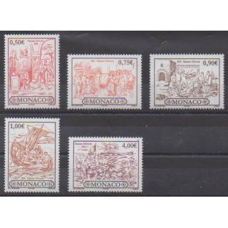 Buy this set of stamps of Monaco of the year 2004 (Nb 2418/2422).
