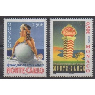 Buy this set of stamps of Monaco of the year 2004 (Nb 2437/2438).