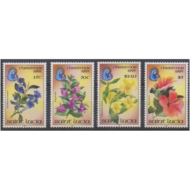 Buy this set of stamps of St. Lucia of the year 1994 (Nb 1006/1009).